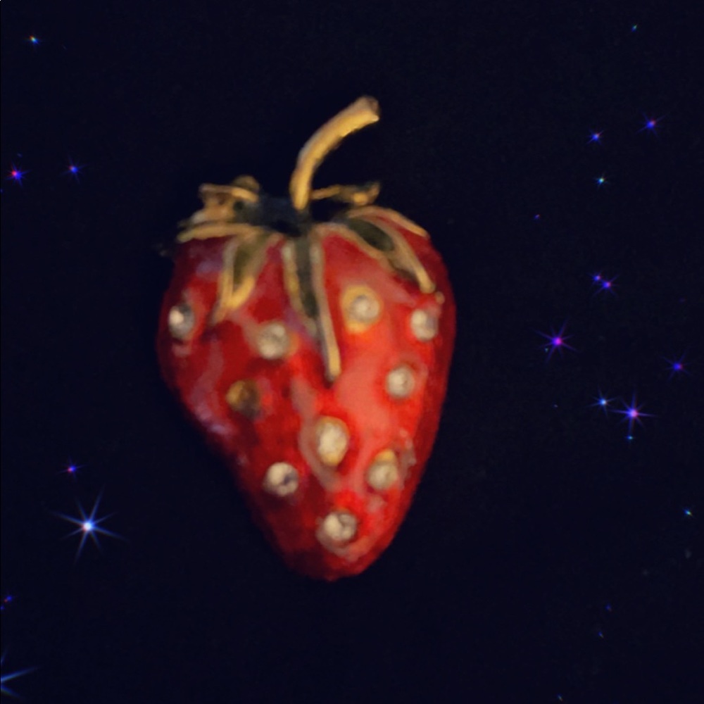 Beautiful strawberry broach!!